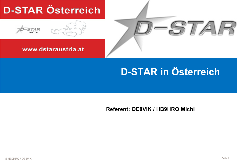 Video Referat D-STAR in Österreich von Michi OE8VIK post thumbnail image